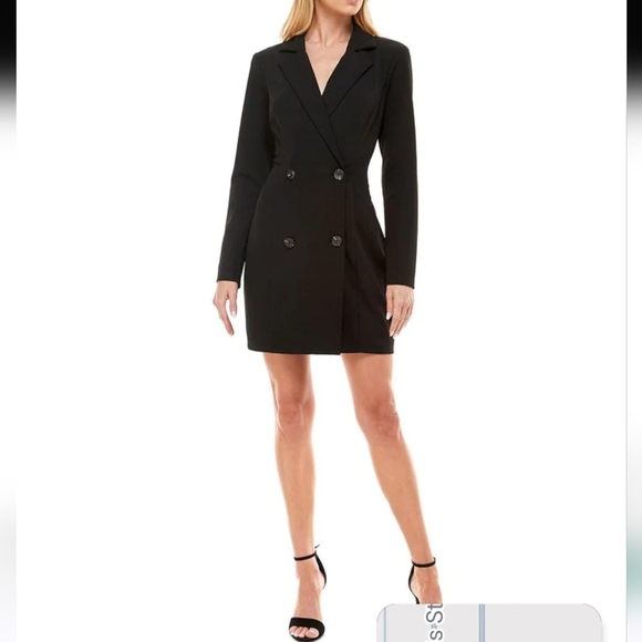 STUNNING SPEECHLESS EQUESTRIAN DOUBLE BREASTED BLAZER DRESS - Picture 1 of 12